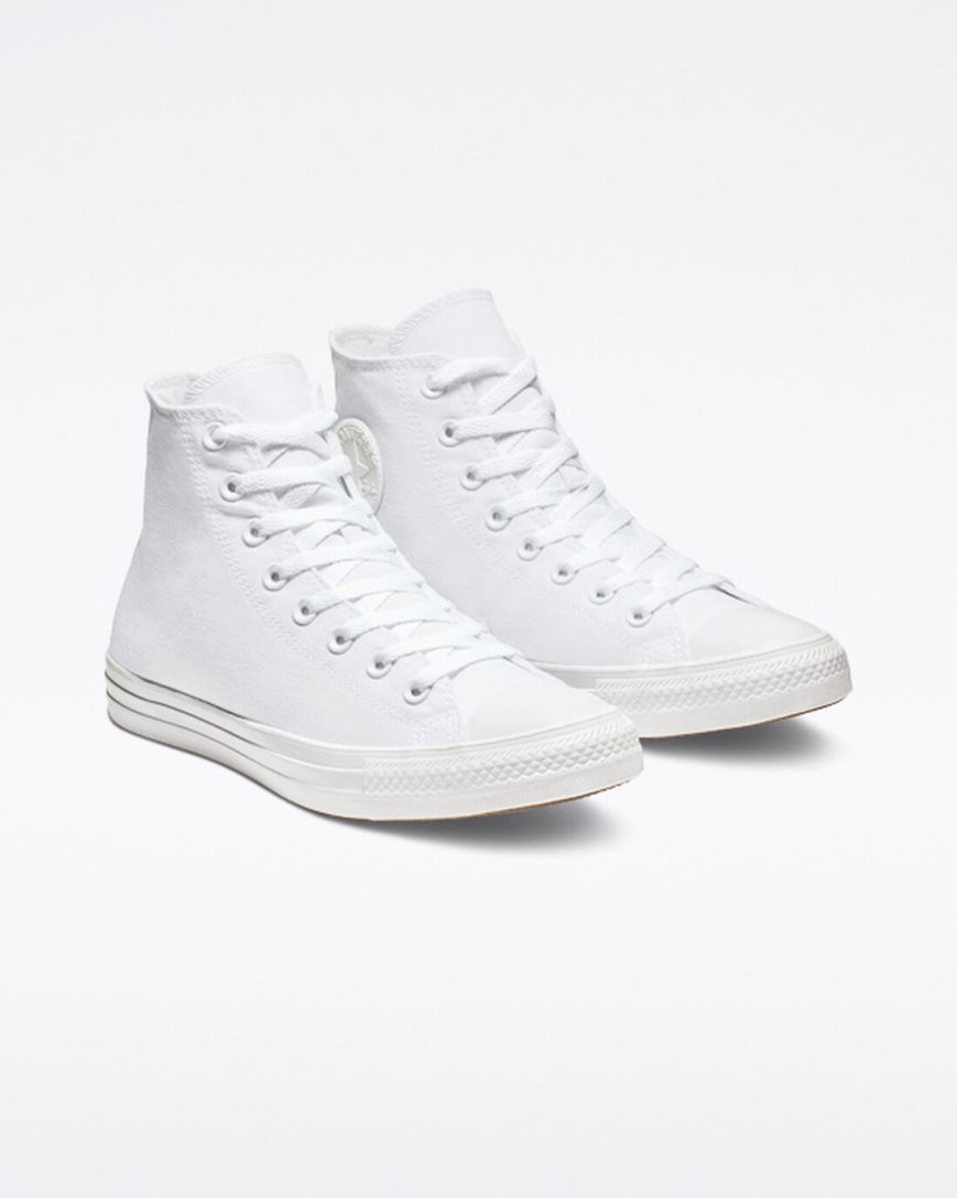 Dámské Boty Vysoké Converse Chuck Taylor All Star Classic Bílé | CZ CJTY52